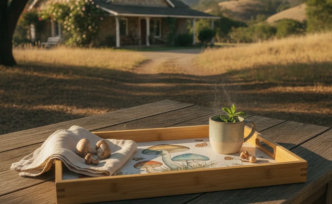 Mushroom Study Tray