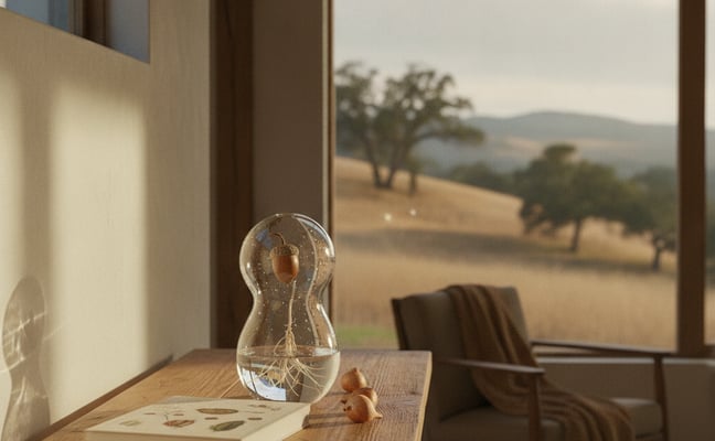 Acorn vase-cosmic vega