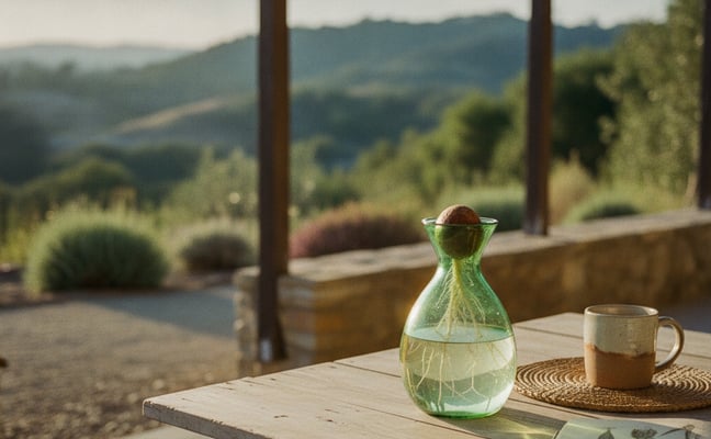 Avocado vase-Grass Green